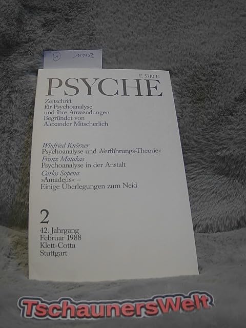 Product Image: Psyche 42. Jahrgang 1988, Heft 2.