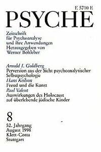 Psyche 52. Jahrgang 1998, Heft 8. Books