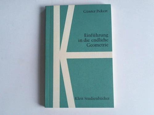 Einführung in die endliche Geometrie Books
