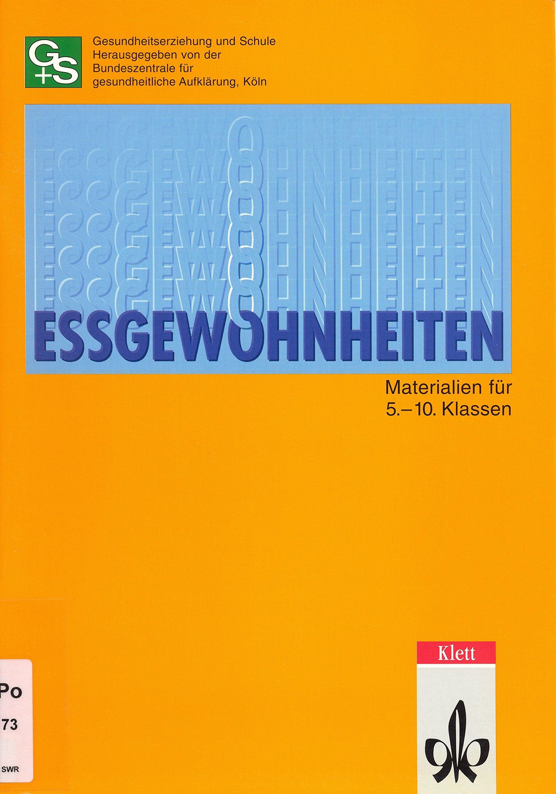 Product Image: Essgewohnheiten. Materialien 5.-10. Klassen