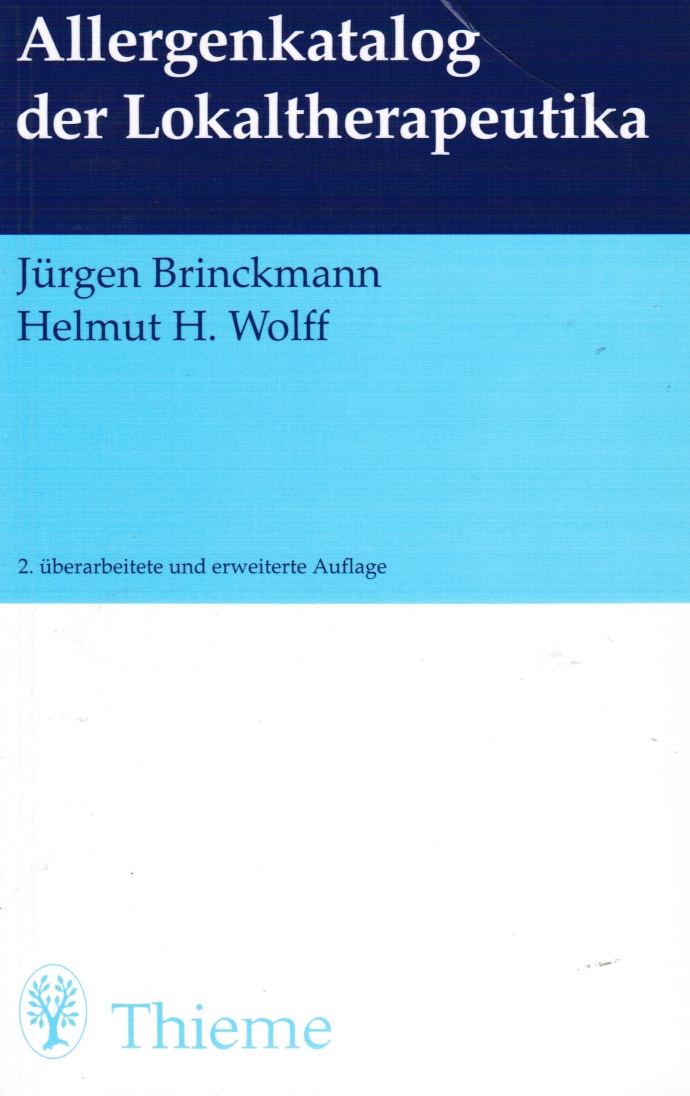 Allergenkatalog der Lokaltherapeutika Medicine