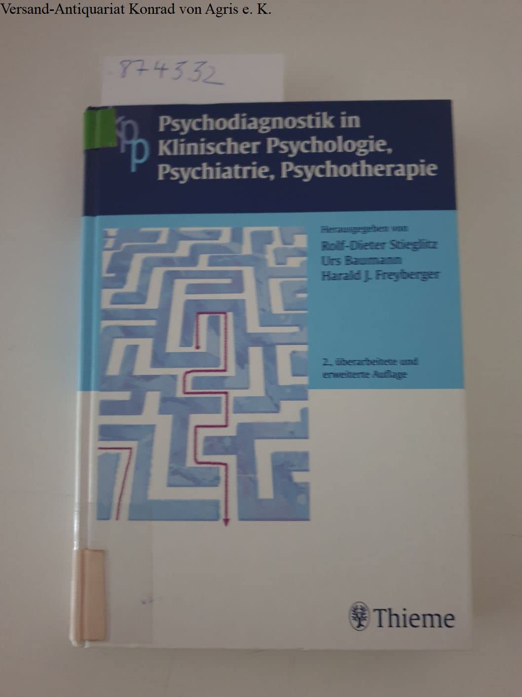 Psychodiagnostik in Klinischer Psychologie, Psychiatrie, Psychotherapie Psychology