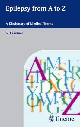 Epilepsy from A-z: Dictionary of Medical Terms book