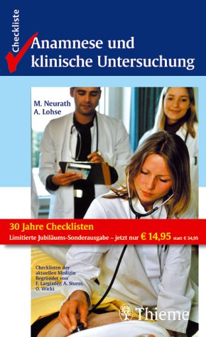 Product Image: Checkliste Anamnese und klinische Untersuchung.