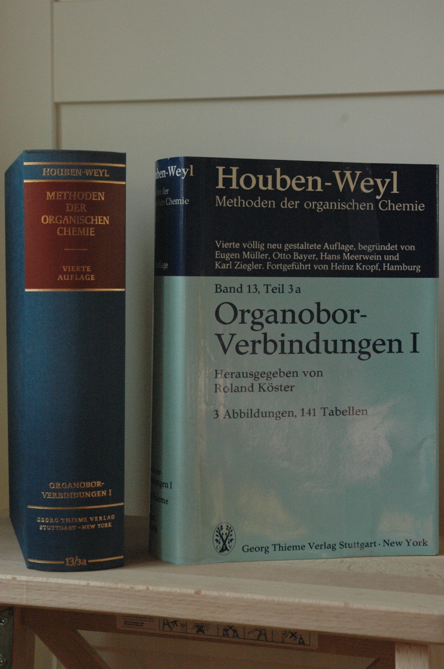 Methods of Organic Chemistry, Ln; Methoden der organischen Chemie, Ln, Bd.13/3a, Organobor-Verbindungen I Natural Sciences