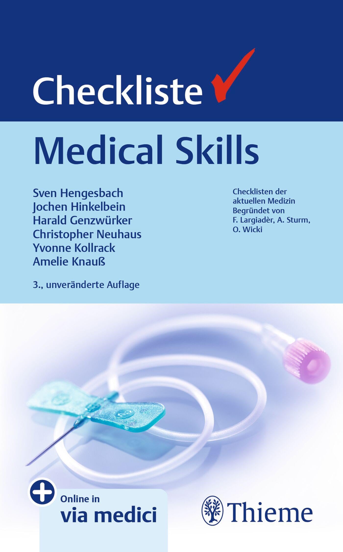 Checkliste Medical Skills (Checklisten Medizin) Medicine