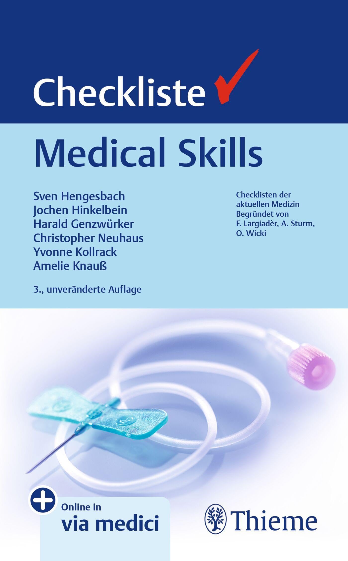 Checkliste Medical Skills Medicine Books