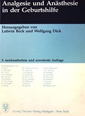 Analgesie und Anästhesie in der Geburtshilfe Medicine