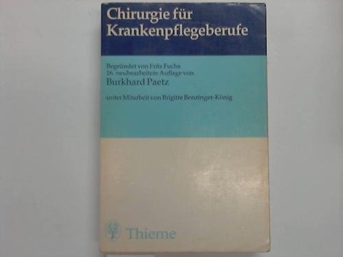 Chirurgie für Krankenpflegeberufe Books
