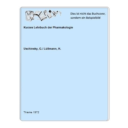 Kurzes Lehrbuch der Pharmakologie. Books