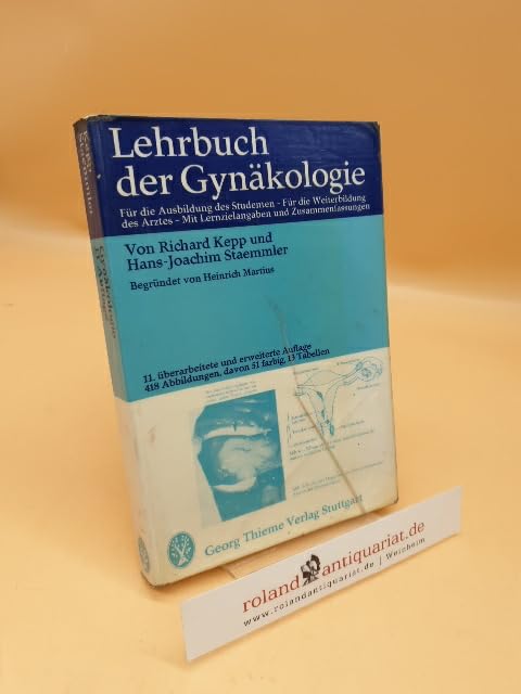 Lehrbuch der Gynäkologie für die Ausbildung des Studenten - Für die Weiterbildung des Arztes. Books
