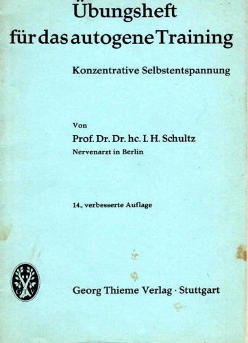 Product Image: Übungsheft für das Autogene Training.