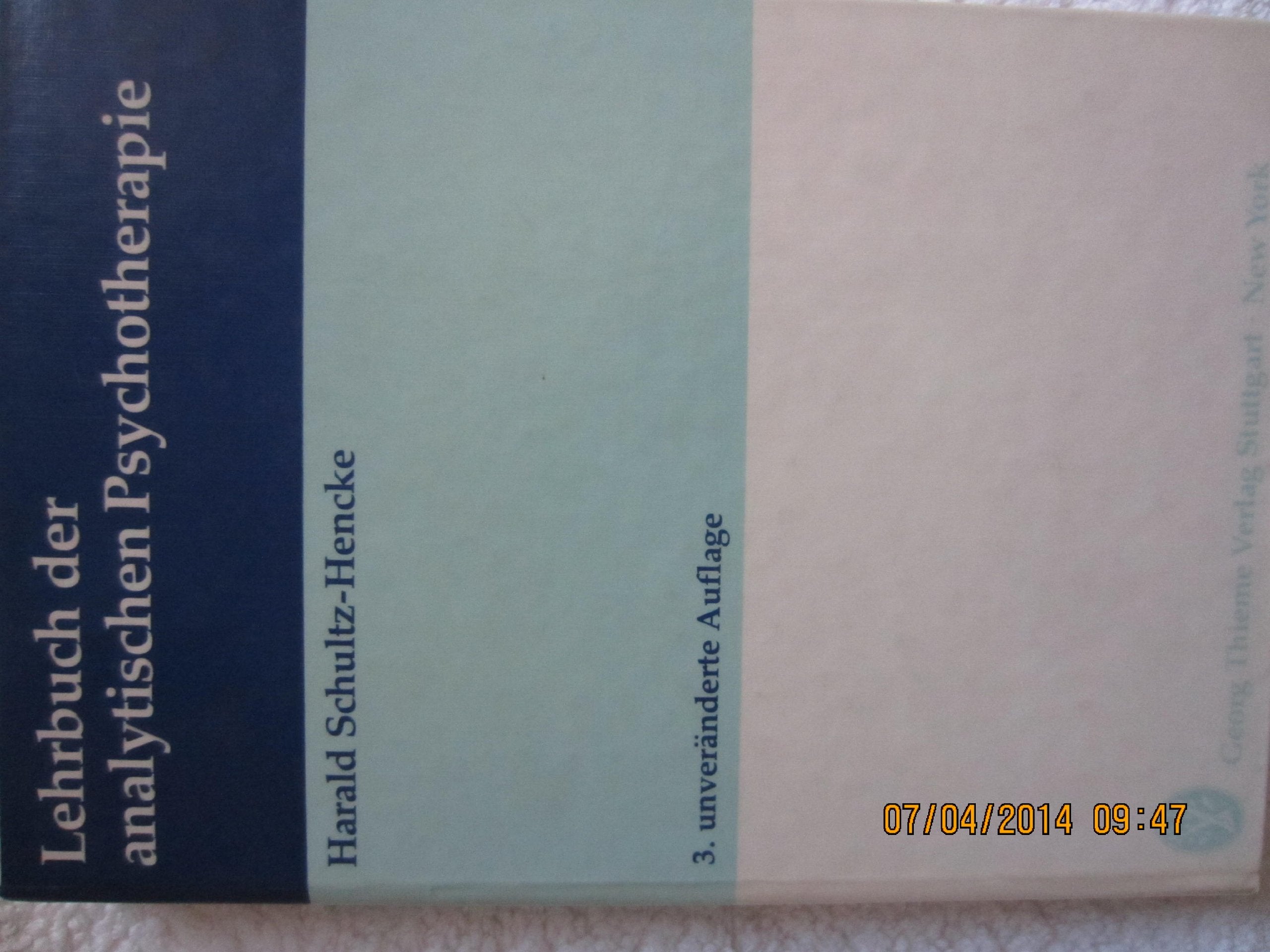 Product Image: Lehrbuch der analytischen Psychotherapie
