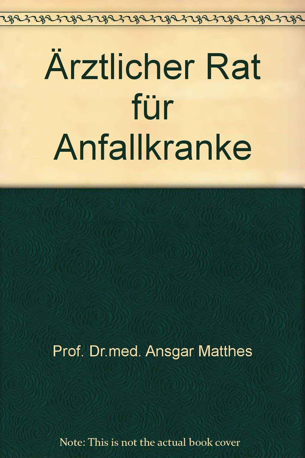 Ärztlicher Rat für Anfallkranke Books