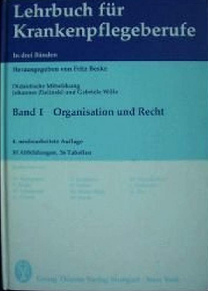 Organisation und Recht. Bearbeitet von W. Bachmann u. a. Books