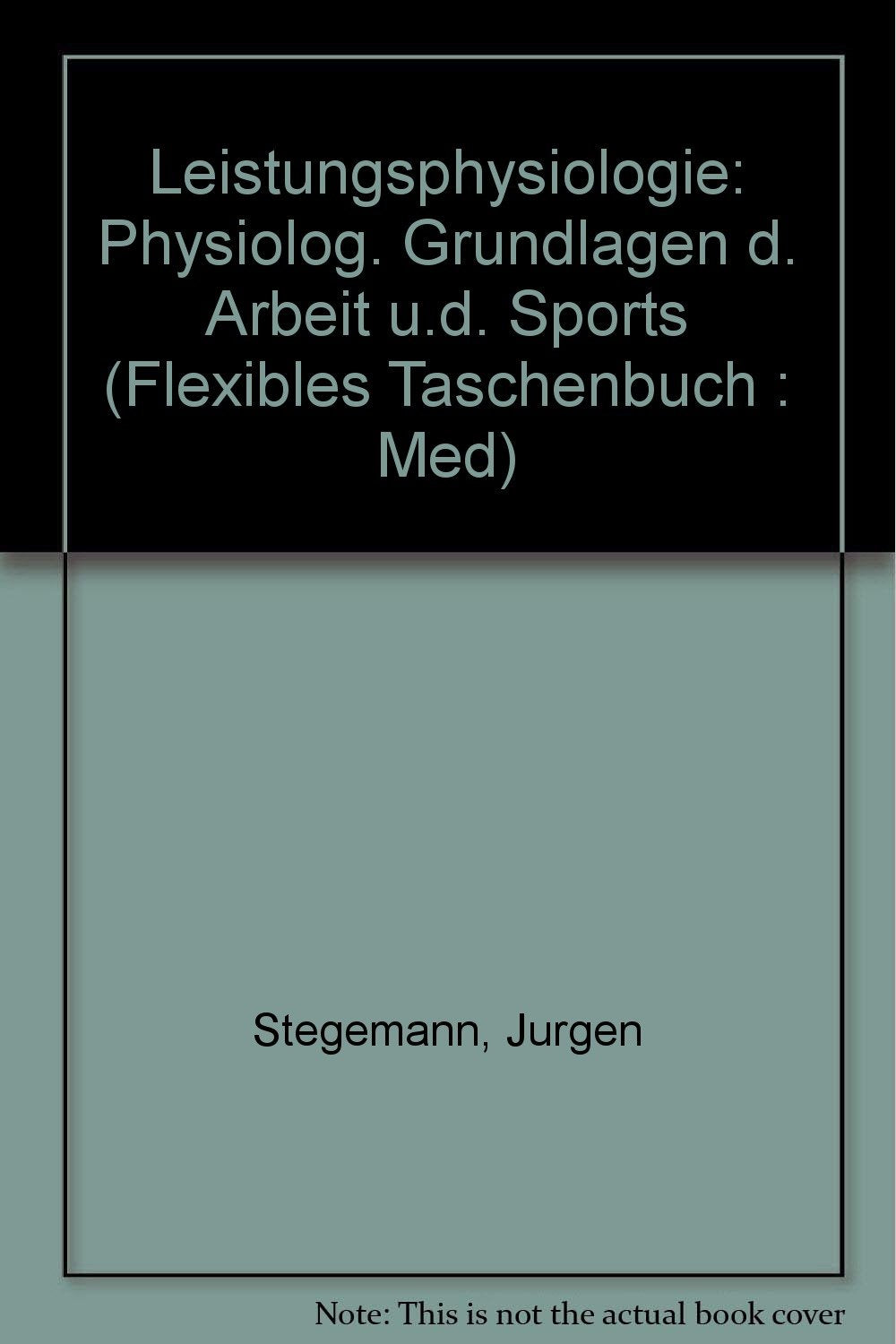 Leistungsphysiologie, Books