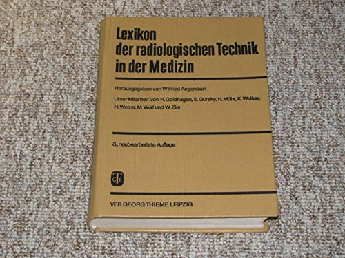 Lexikon der radiologischen Technik in der Medizin Books