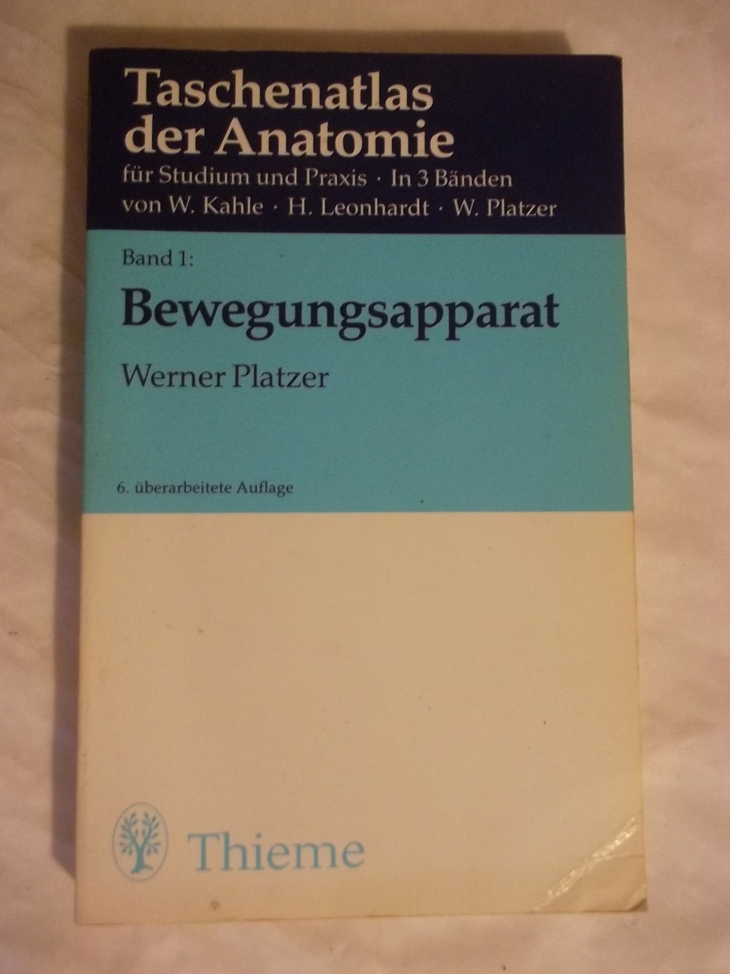 Taschenbuch der Anatomie.Band 1: Bewegungsapparat Books