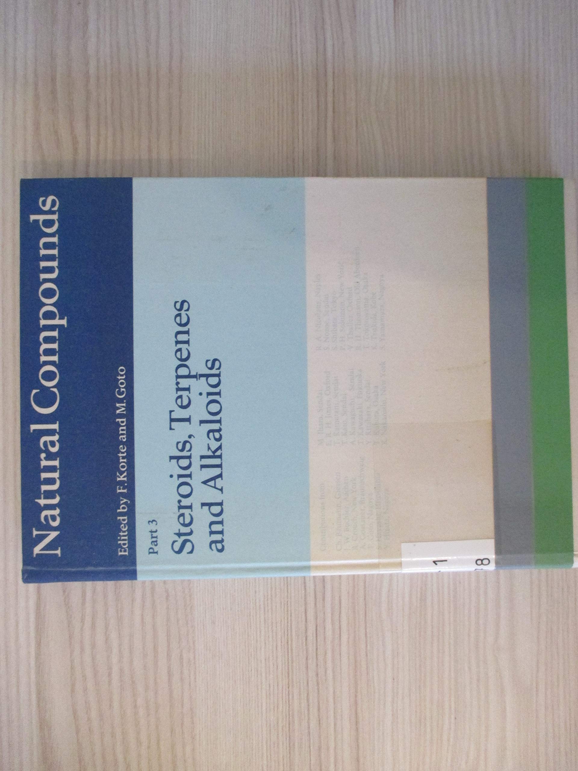 NATURAL COMPOUNDS: Part 3: Steroids, Terpenes and Alkaloids Books