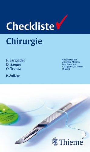 Checkliste Chirurgie Medicine Books