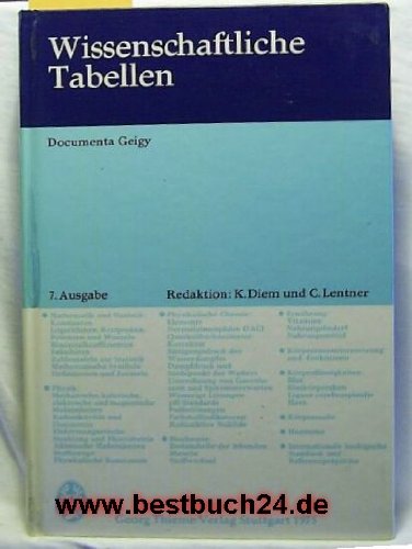 Product Image: Wissenschaftliche Tabellen.