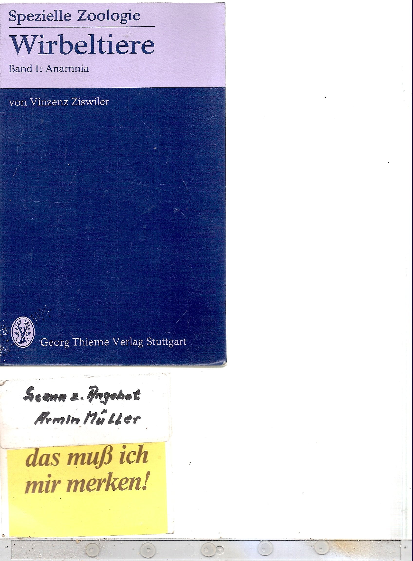 Spezielle Zoologie I. Wirbeltiere, Anamnia Medicine