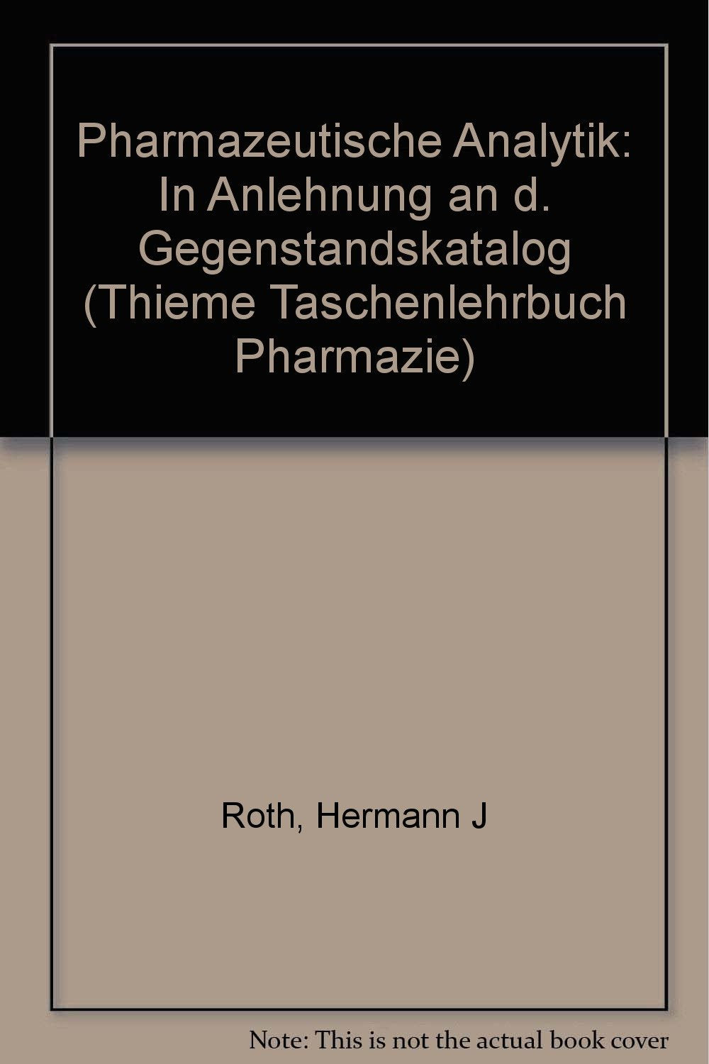 Pharmazeutische Analytik: Books