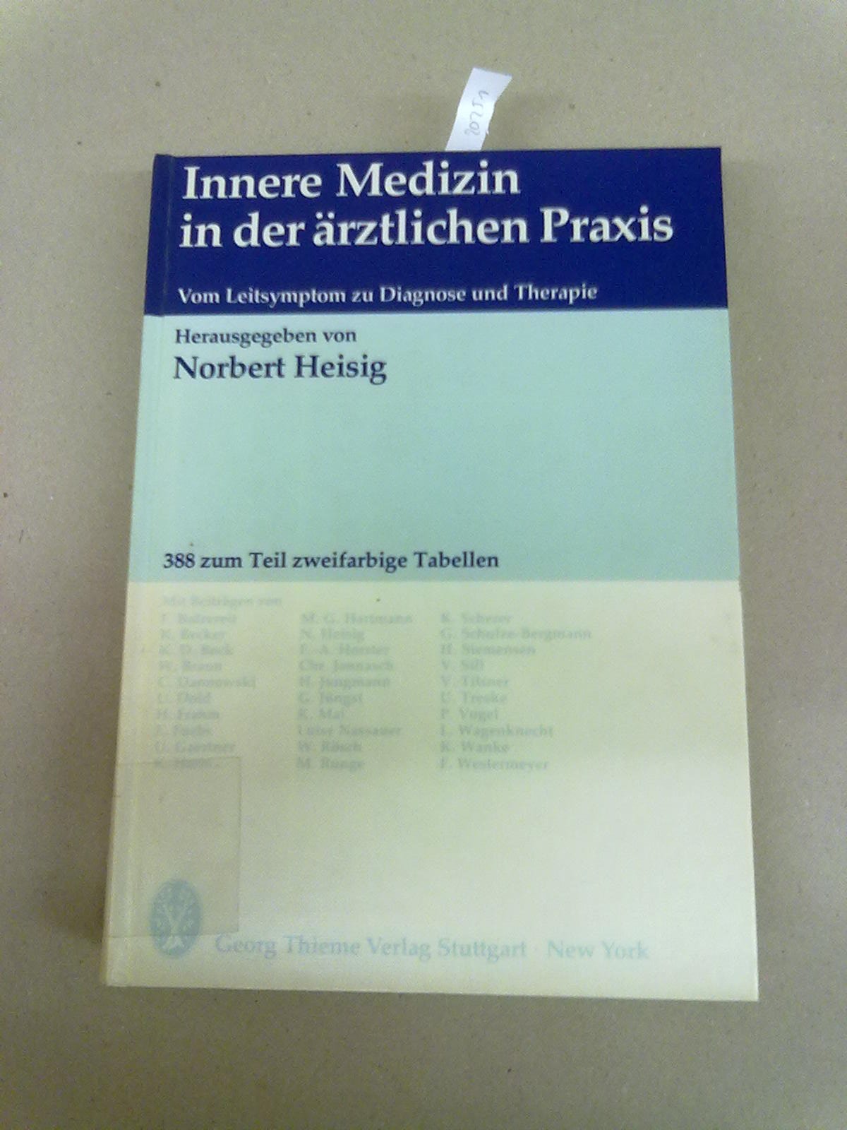 Innere Medizin in der ärztlichen Praxis vom Leitsymptom zu Diagnose und Therapie Books