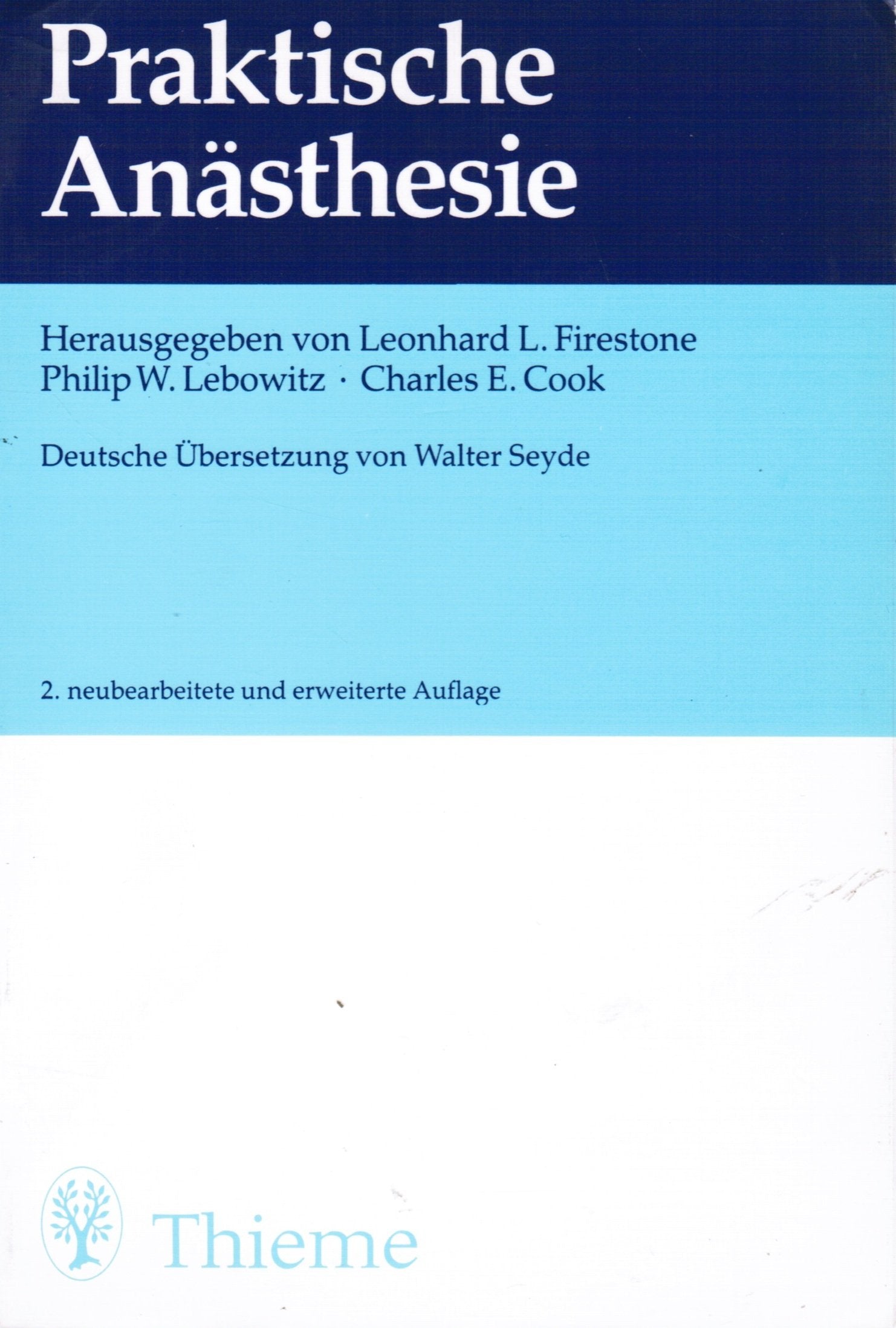 Product Image: Praktische Anästhesie