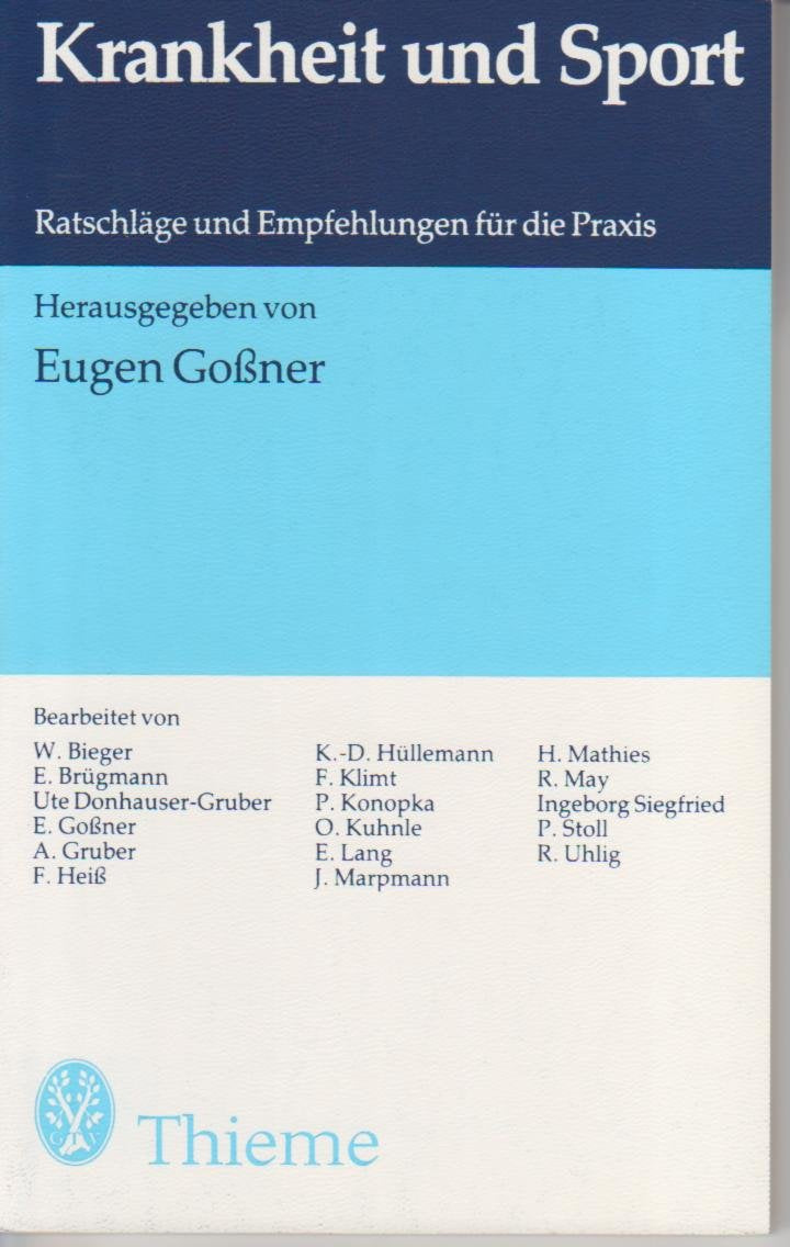 Krankheit und Sport. Ratschläge und Empfehlungen für die Praxis Medicine