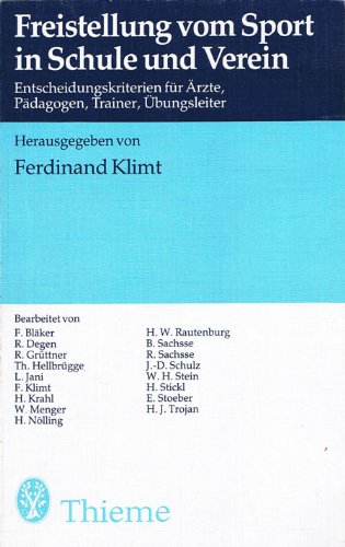Freistellung vom Sport in Schule und Verein Books