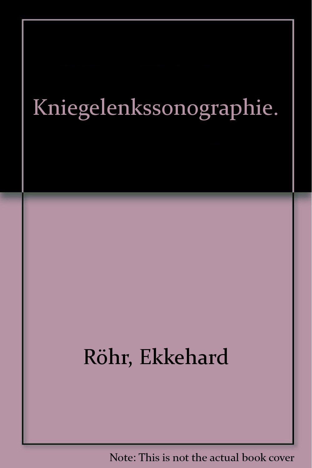 Product Image: Kniegelenksonographie