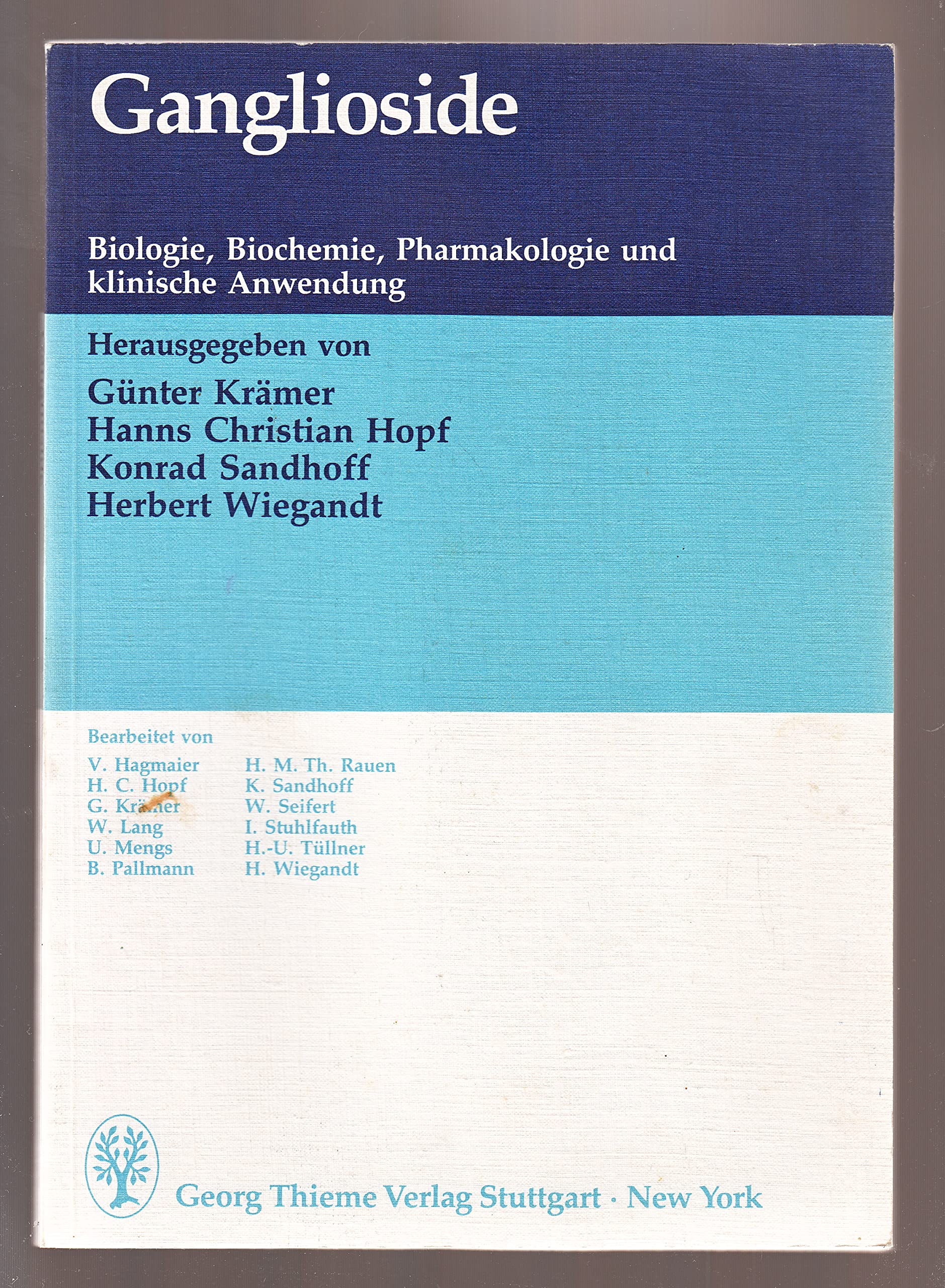 Ganglioside. Biologie, Biochemie, Pharmakologie und klinische Anwendung Books