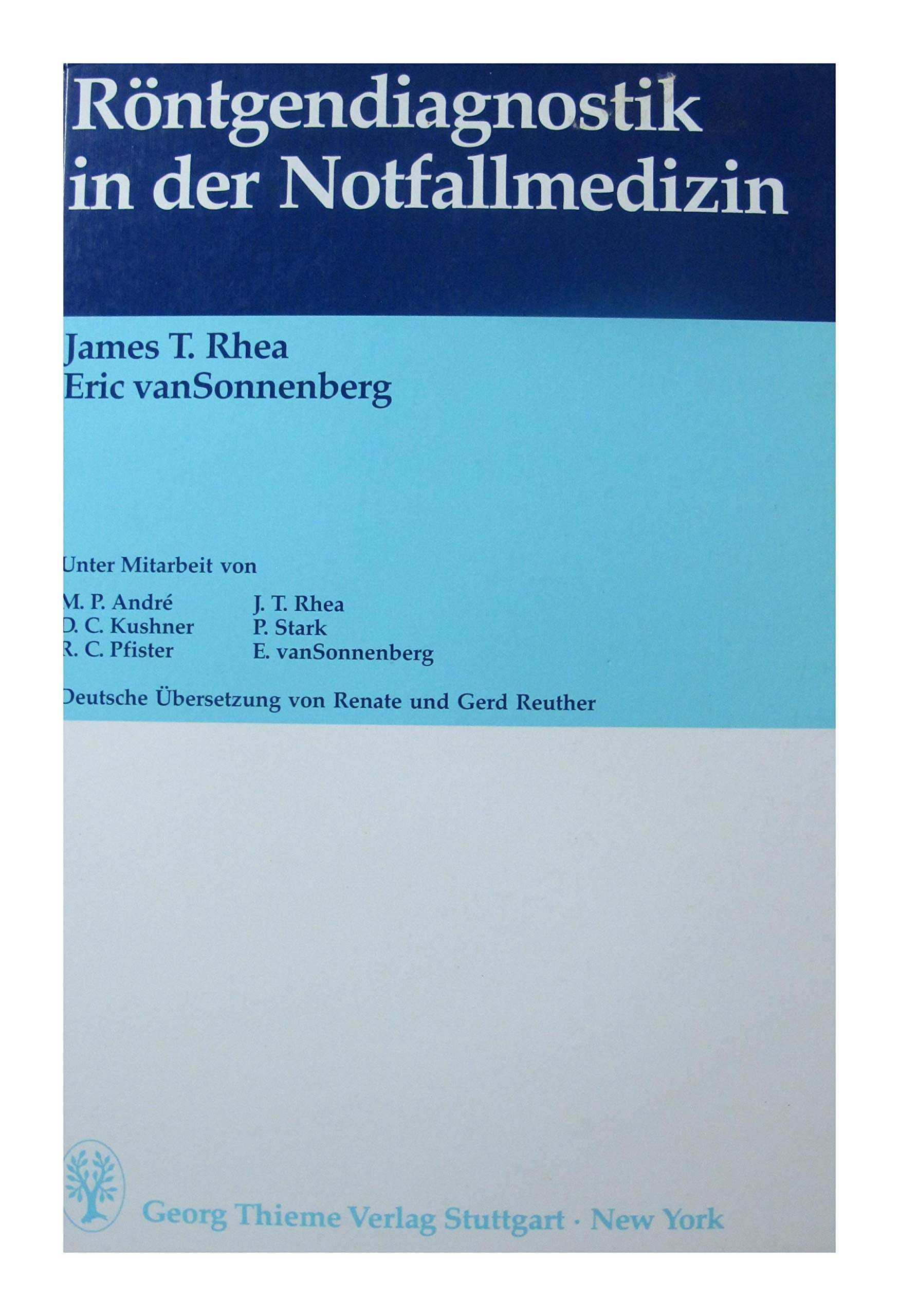 Röntgendiagnostik in der Notfallmedizin Medicine