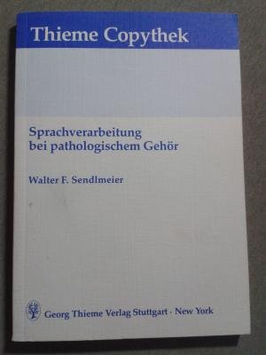 Product Image: Sprachverarbeitung bei pathologischem Gehör