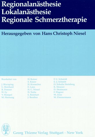 Regionalanästhesie, Lokalanästhesie, regionale Schmerztherapie Medicine