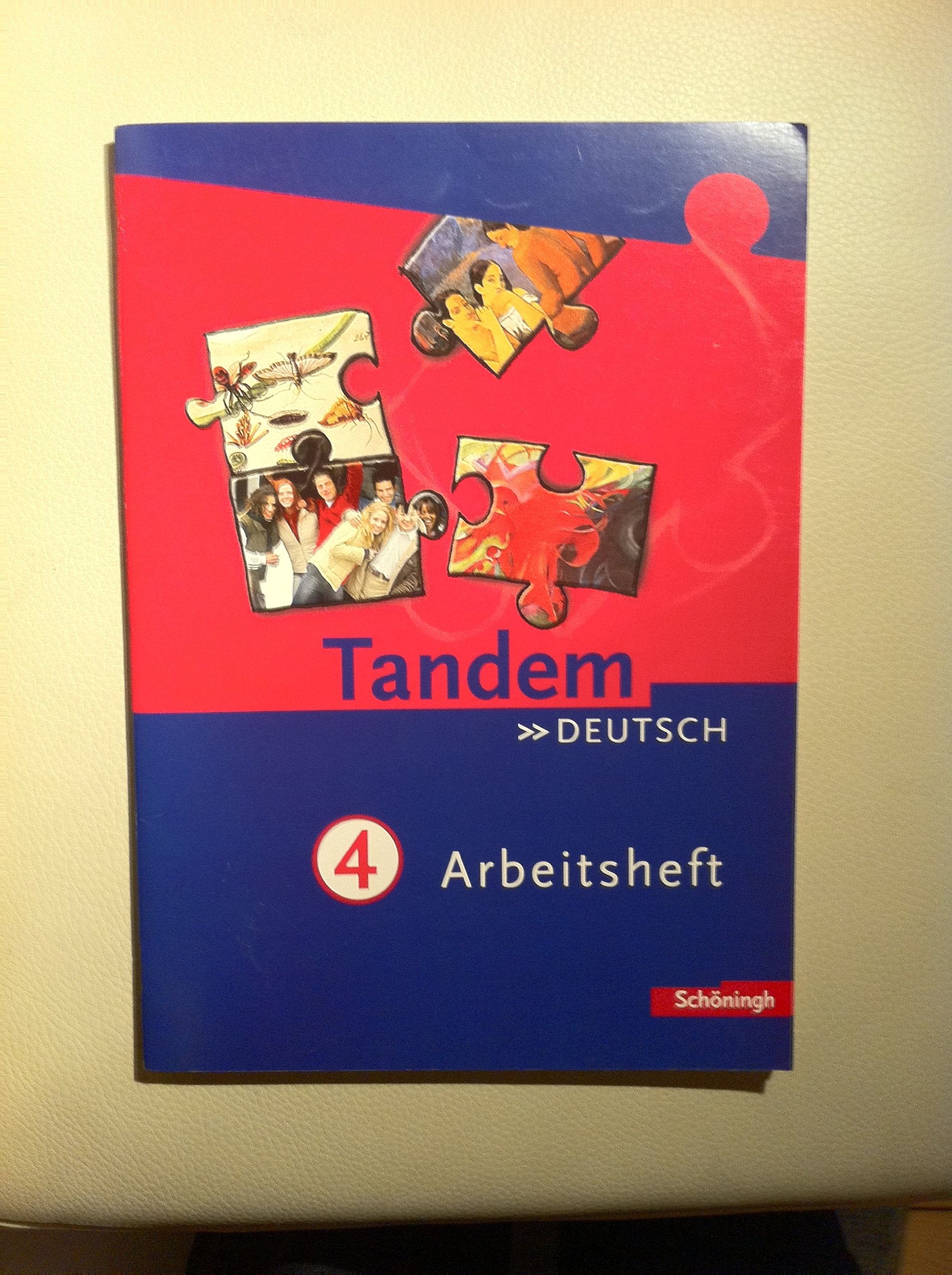 Tandem. Das integrierte Deutschwerk für die Jahrgangsstufen 5-10 - Ausgabe ab 2004: Tandem - Das integrierte Deutschwerk für Realschulen: Schülerband 4 (8. Schuljahr) Study Guides