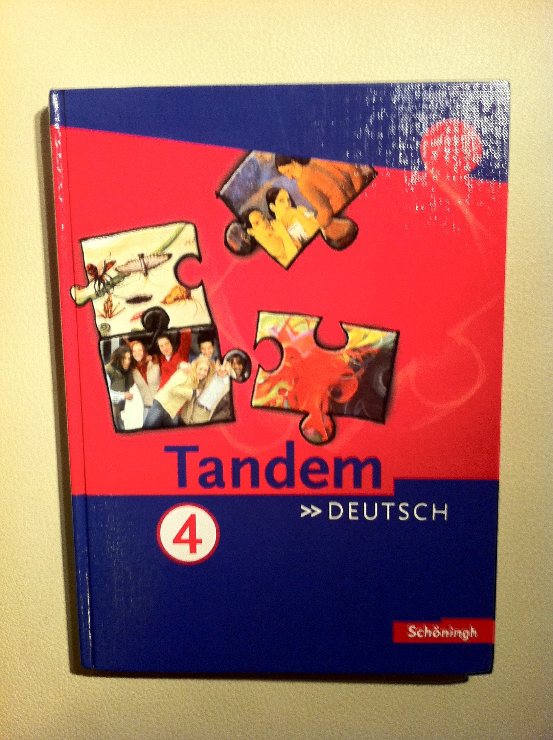 Tandem. Das integrierte Deutschwerk für die Jahrgangsstufen 5-10 - Ausgabe ab 2004: Tandem - Das integrierte Deutschwerk für Realschulen: Arbeitsheft 4 (8. Schuljahr) Study Guides