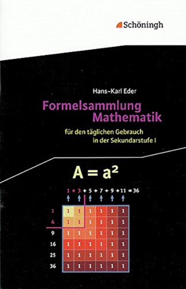 Formelsammlung Mathematik Study Guides Books