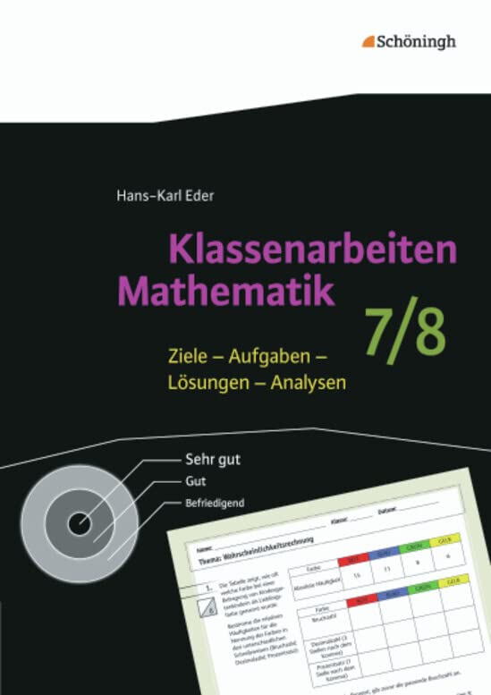 Klassenarbeiten Mathematik 7./8. Schuljahr Learning & Reference