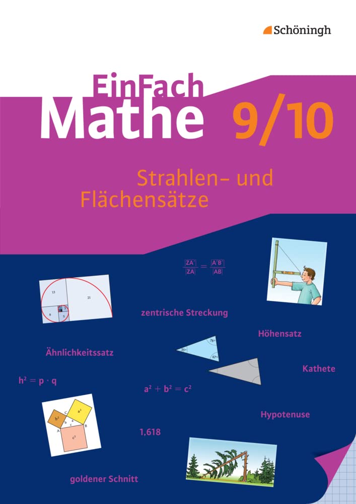 EinFach Mathe: Strahlen- und Flächensätze: Jahrgangsstufen 9/10 Study Guides