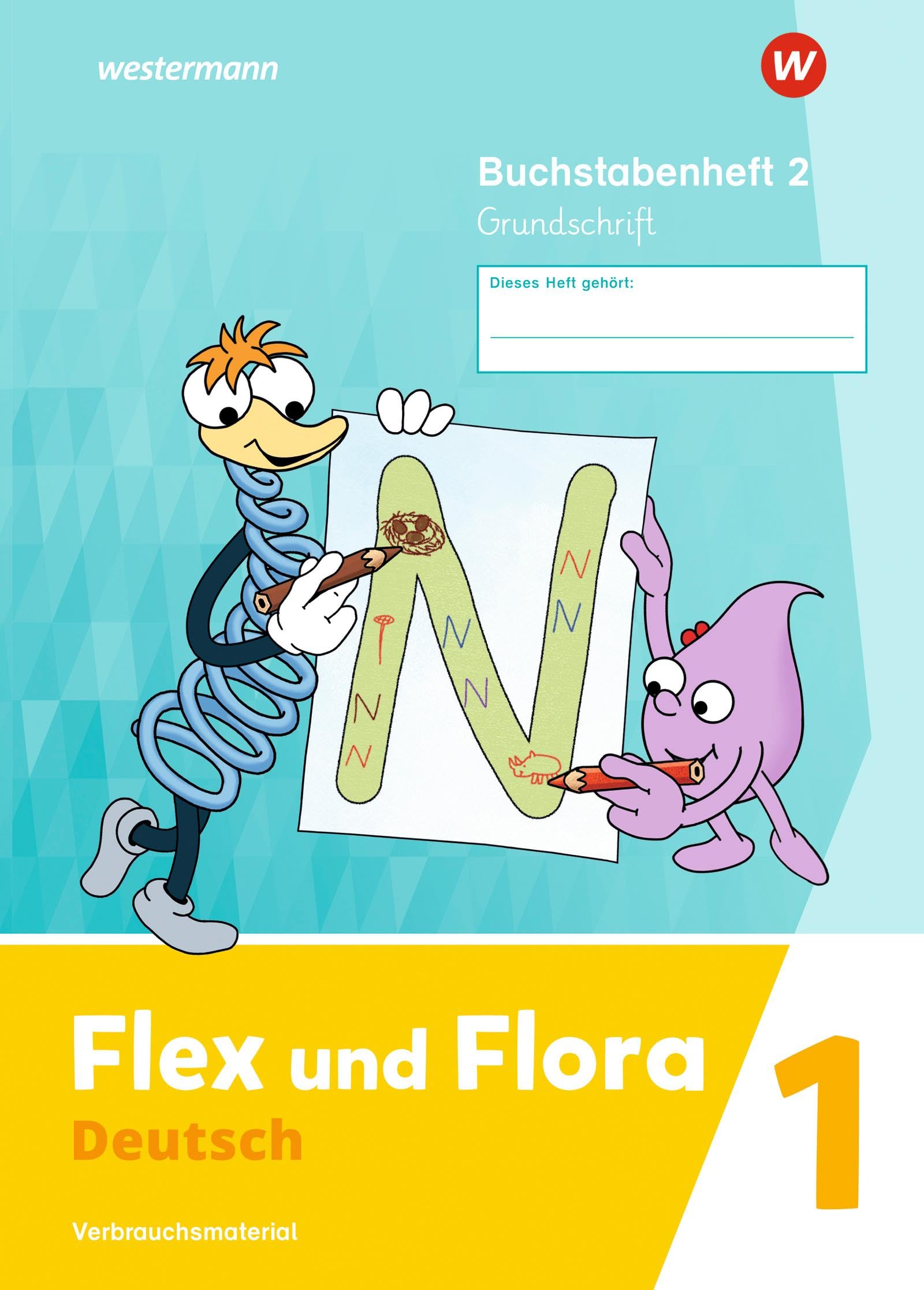 Flex und Flora 2. Buchstabenheft 2 GS (Grundschrift) Study Guides