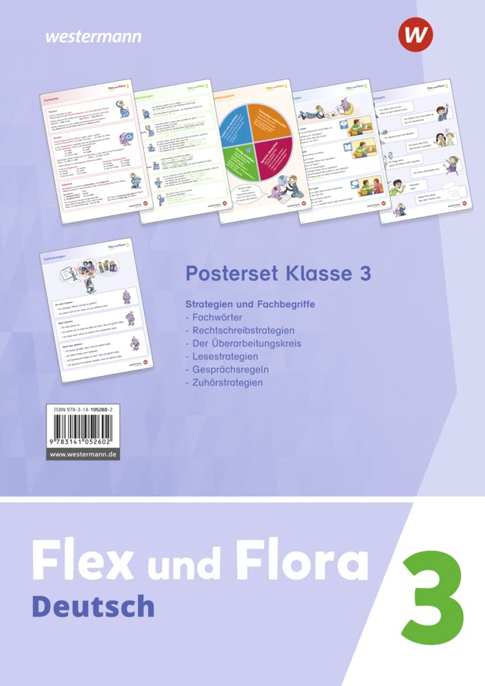Flex und Flora - Ausgabe 2021: Posterset Strategien und Fachbegriffe 3 Study Guides
