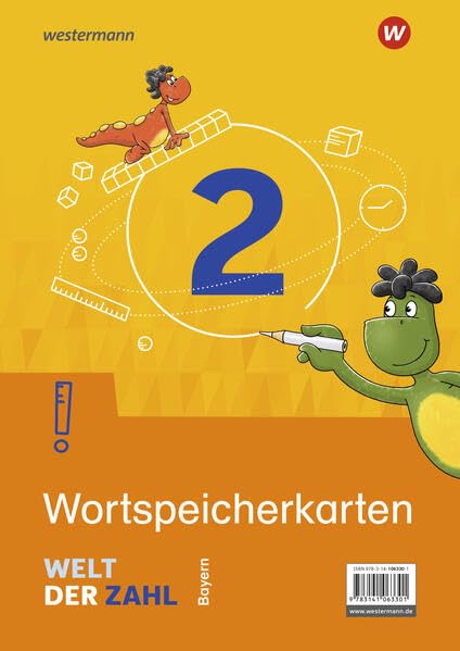 Welt der Zahl - Ausgabe 2022 für Bayern: Wortspeicherkarten 2 Study Guides