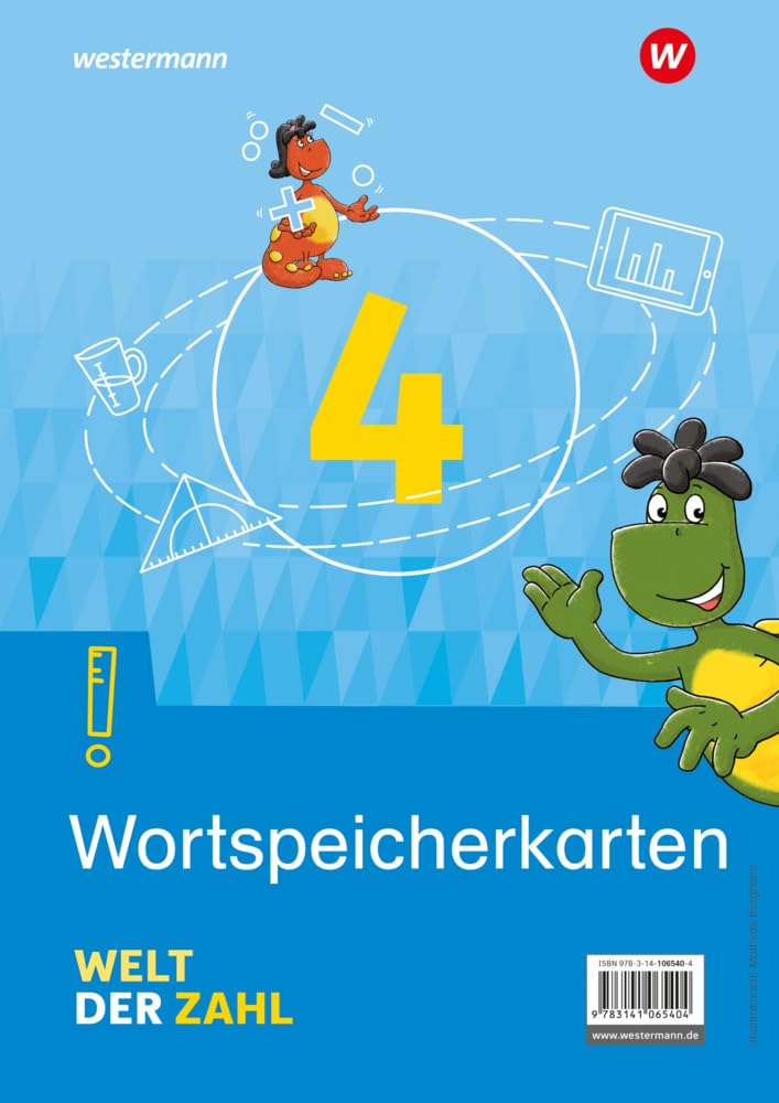 Welt der Zahl - Ausgabe 2022 für Berlin, Brandenburg, Mecklenburg-Vorpommern, Sachsen-Anhalt und Thüringen: Wortspeicherkarten 4 Study Guides
