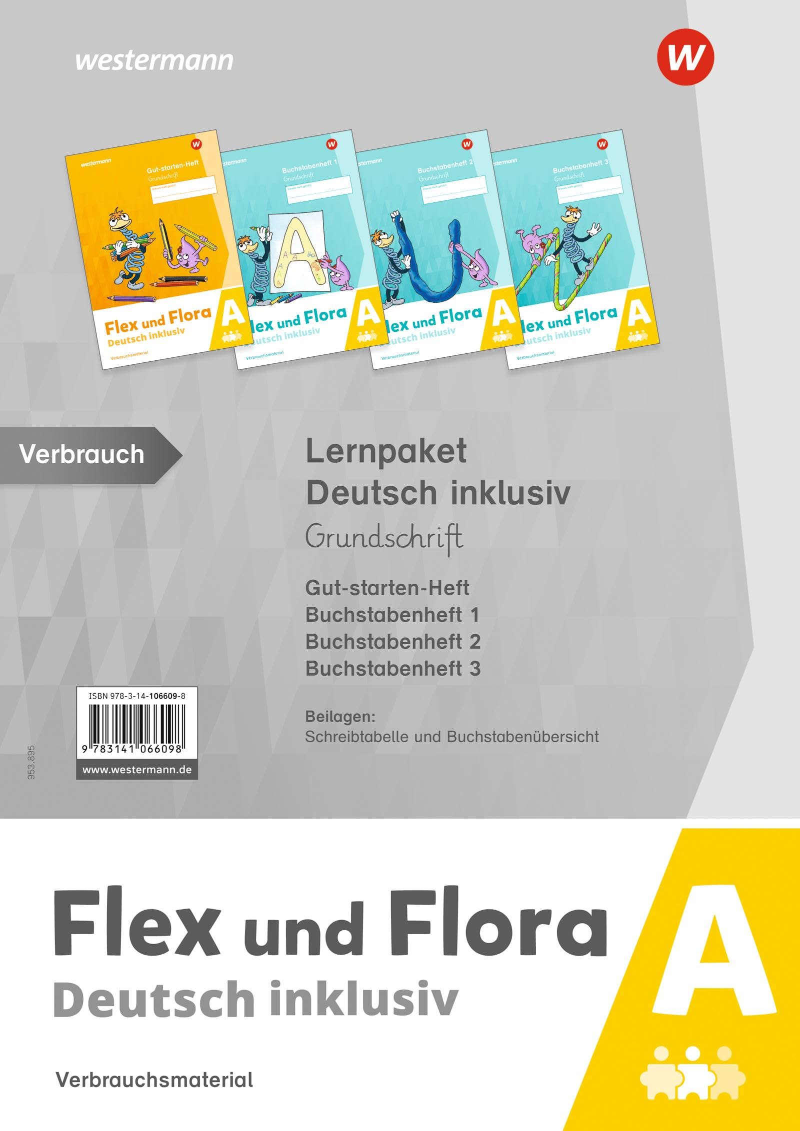 Flex und Flora Lernpaket Deutsch inklusiv A (Grundschrift) Study Guides