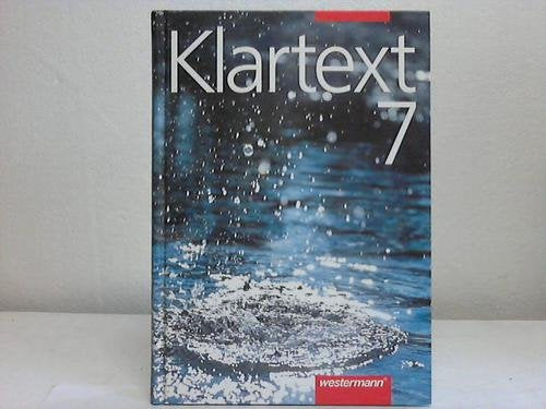 Klartext, Sprachbuch für Gymnasien, 7. Schuljahr Books