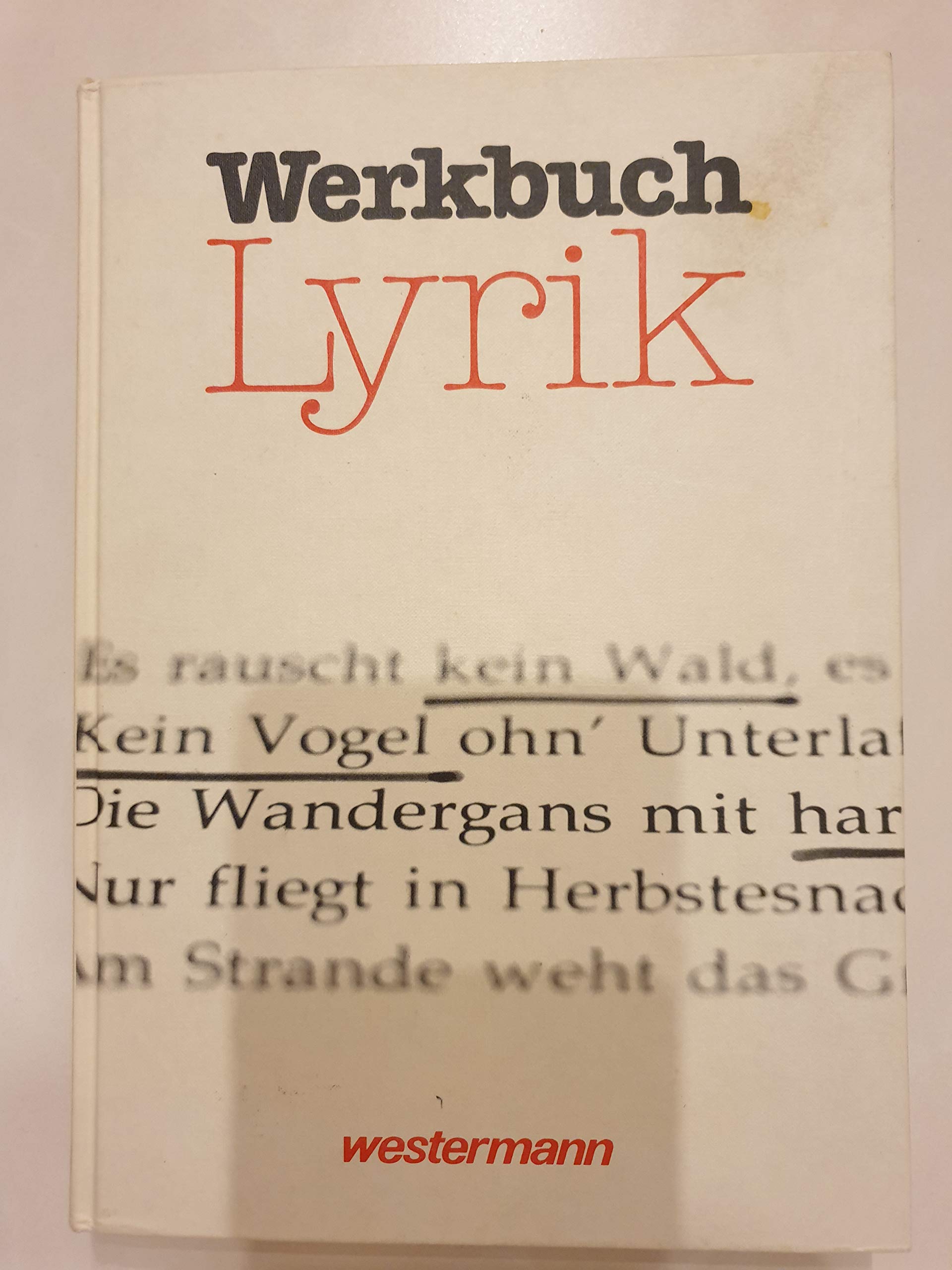 Werkbuch Lyrik Books