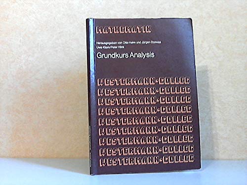 Product Image: Grundkurs Analysis - westermann-colleg Mathematik