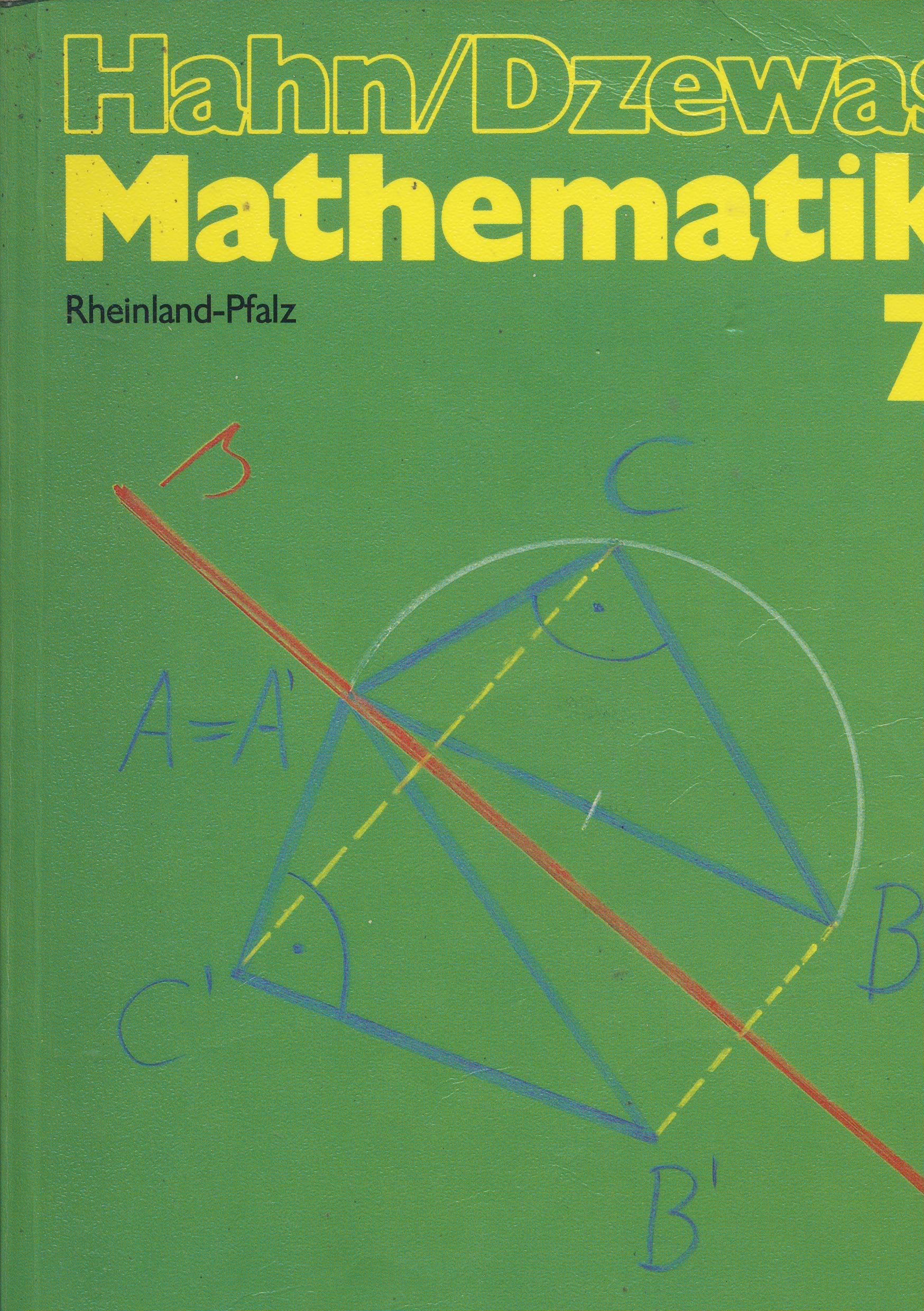 Hahn/Dzewas, Mathematik, Ausgabe Gymnasium Rheinland-Pfalz, 7. Schuljahr Study Guides